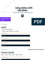 Dates and Times With Lubridate::: Cheat Sheet | PDF | Daylight Saving ...