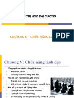 QTHDC - Chương 5 - Chuc Nang Lanh Dao - Lý Thuyết Về Phong Cách Lãnh Đạo