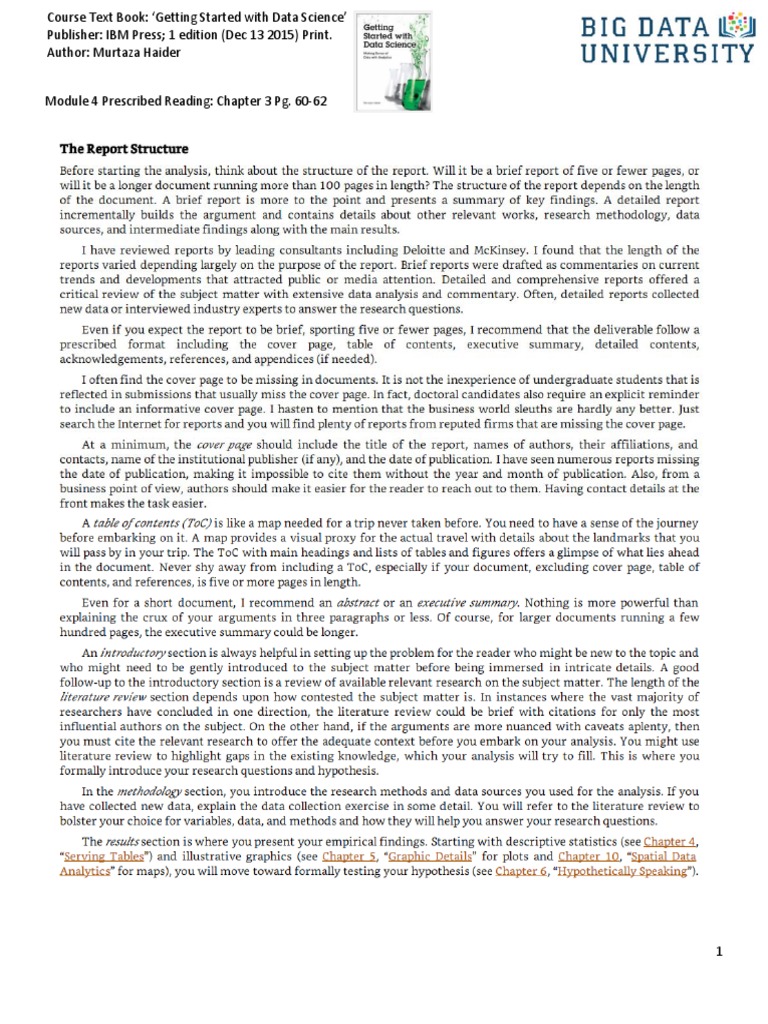BDU DS0101EN Module 4 Reading | PDF | Computers