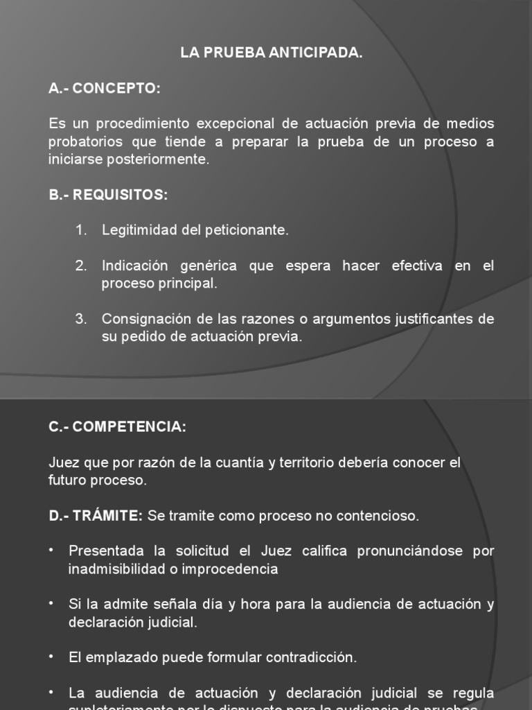 La Prueba Anticipada | PDF | Justicia | Crimen y violencia
