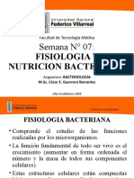 Clase Bacteriologia - Fisiologia y Nutricion Bacteriana