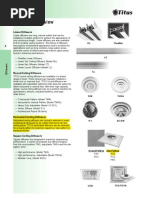 Titus TMSA & TMSA-AA Diffusers Guide | PDF | Duct (Flow) | Ceiling