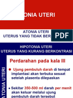 Atonia uteri