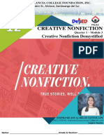 Creative Nonfiction Demystified