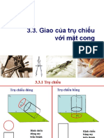 Giao hai mặt cong, giao Mp và Đt