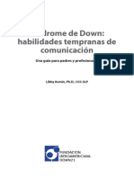 Síndrome de Down Habilidades Tempranas de Comunicación