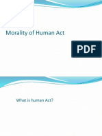 Morality of Human Acts