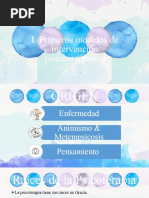 Primeros Modelos de Intervención Psicoterapéutica