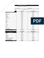 Estimated Film Costing for Singa Kotak