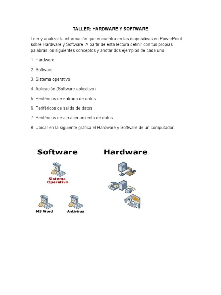 Taller de Hardware y Software | PDF