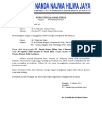 Surat keterangan pengalaman kerja dan pengunduran diri dr. Wahyuni Utami