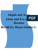 Añgalo and Aran, Adam and Eve of The Ilocanos Retold By: Dayao Gladies L