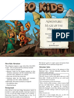 Hero Kids - Fantasy Adventure - Maze of The Minotaur - Printer Friendly