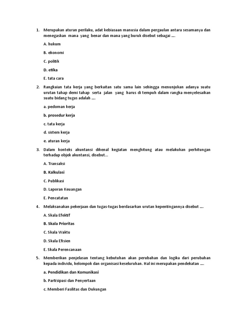 Soal teknis p3k pdf