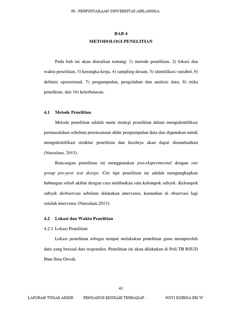 Bab 4 Metodologi Penelitian  PDF