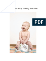 The 3 Days Potty Training For Babies
