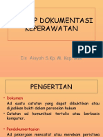 Konsep Dokumentasi Keperawatan