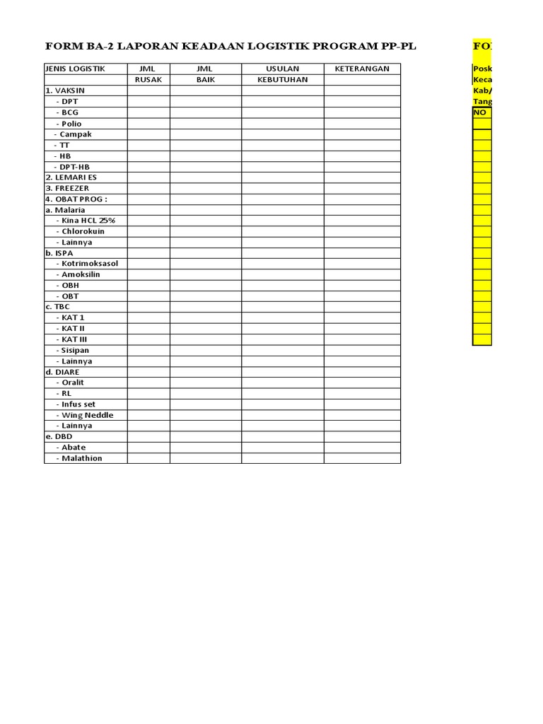 Form Ba.2 - Ba.6 | PDF