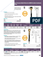 Semi-Internal "Pop-Action" Pressure Relief Valves For ASME Portable Containers 7583, 8684 and 8685 Series