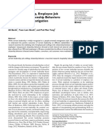 Servant Leadership, Employee Job Crafting, and Citizenship Behaviors: A Cross-Level Investigation