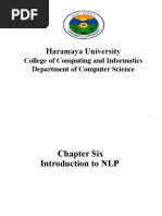 Haramaya University: College of Computing and Informatics Department of Computer Science