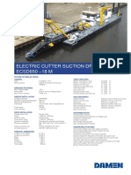 ELECTRIC CUTTER SUCTION DREDGER