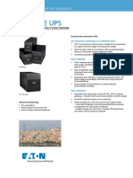 Eaton 5E UPS -  Datasheet
