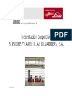 Servicios y Carretillas Elevadoras, S.A. 21-01-2009 1