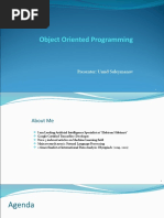 Topic 1. Introduction To OOP