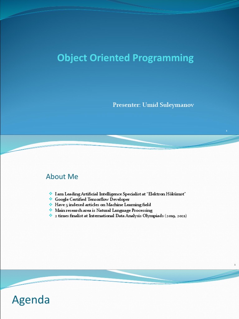 History and Concepts of OOP | PDF | Object Oriented Programming | Computing