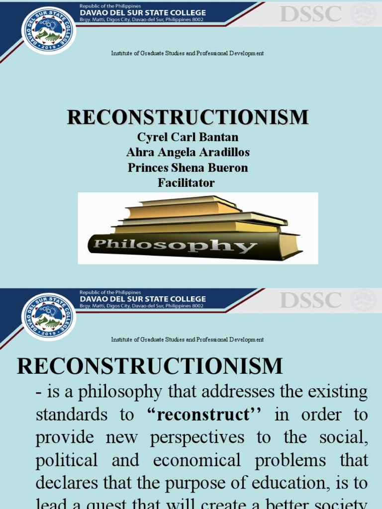 Recontructionism Set A | PDF | Critical Thinking | Learning