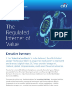 The Regulated Internet of Value: Executive Summary