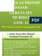 Dua Belas Prinsip Dasar GSM-12