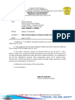 Memorandum: Philippine National Police, National Capital Region Police Office