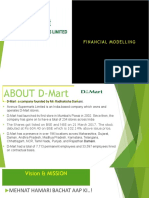 Financial Modeling of D Mart