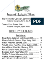 Wines by The Glass