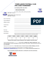 5 A Side Application Form 2011
