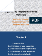 Engineering Properties of Food Materials