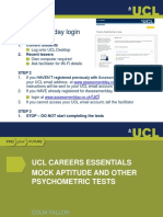 Assessmentday Login: /ucl /ucl