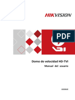 Manual de Usuario HD-TVI Speed Dome Esp.