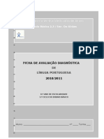 Teste Diagnóstico 8º LP