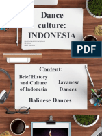 Indonesian's Dance Culture