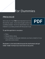 Git 101 For Dummies: Prologue