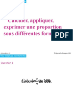 01 - Calculer Appliquer Proportion
