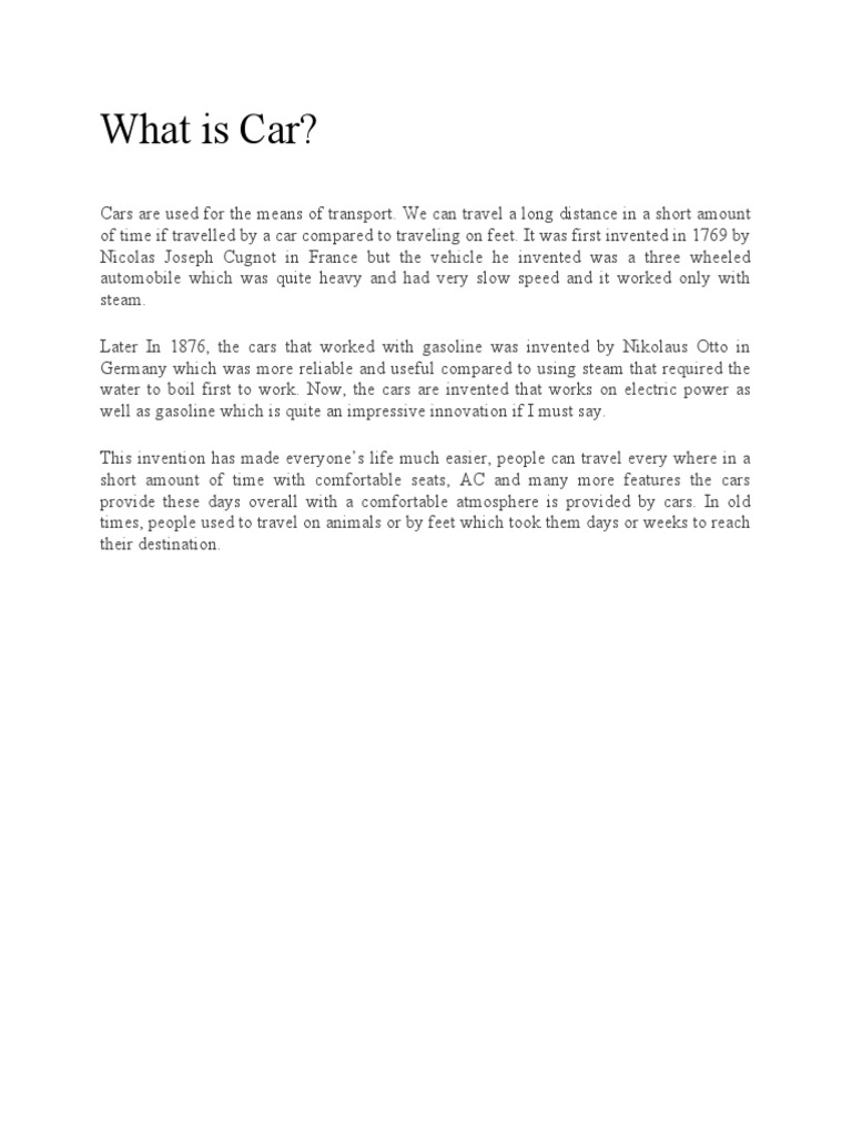what-is-car-pdf