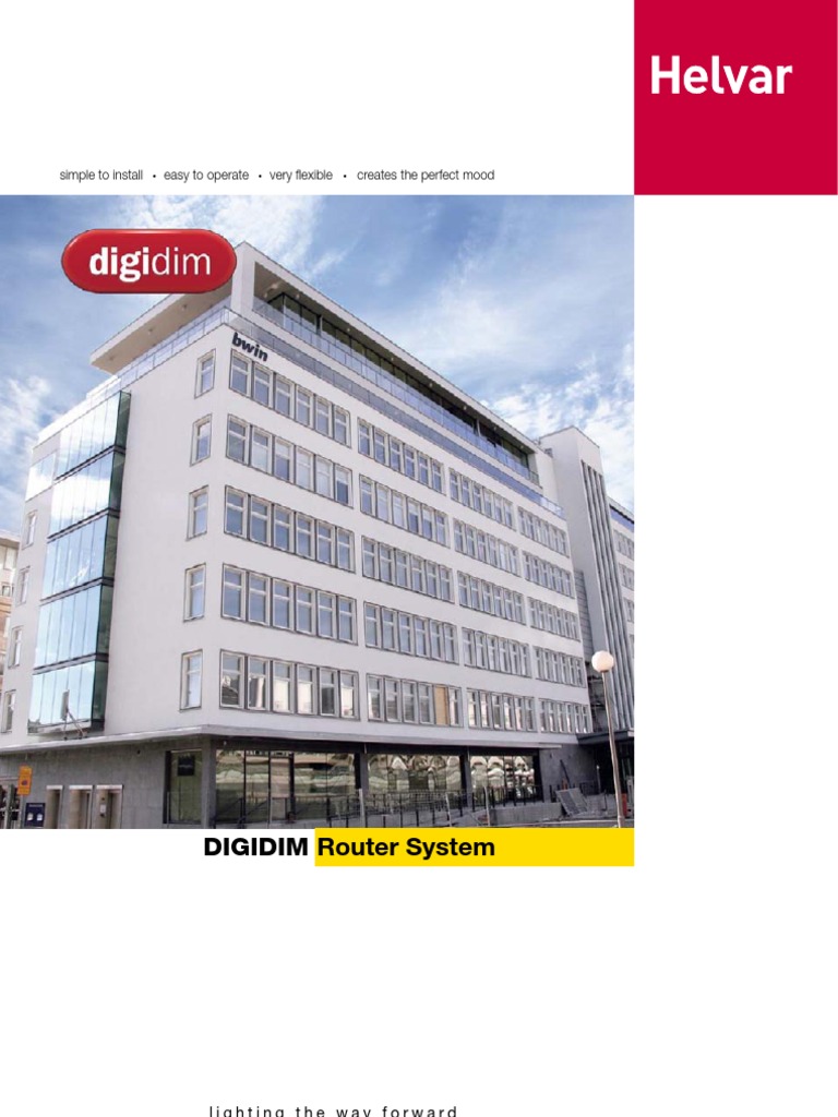 DIGIDIM Router System: Simple To Install Easy To Operate Very Flexible ...