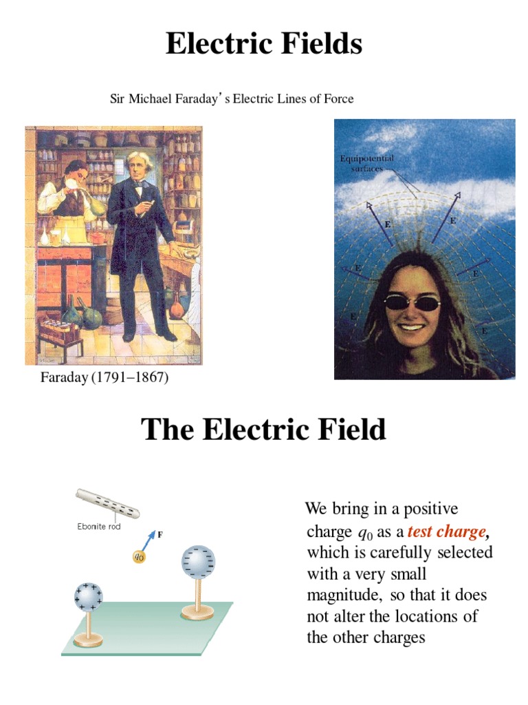 Electric Fields Sir Michael Faraday's Electric Lines of Force PDF