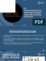 DE Phosphorization Measures in Iron and Steel Making Industry