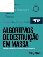 Algoritmos de Destruicao Em Massa - Cathy O'Neil