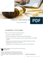 Ethical and Legal Issues2